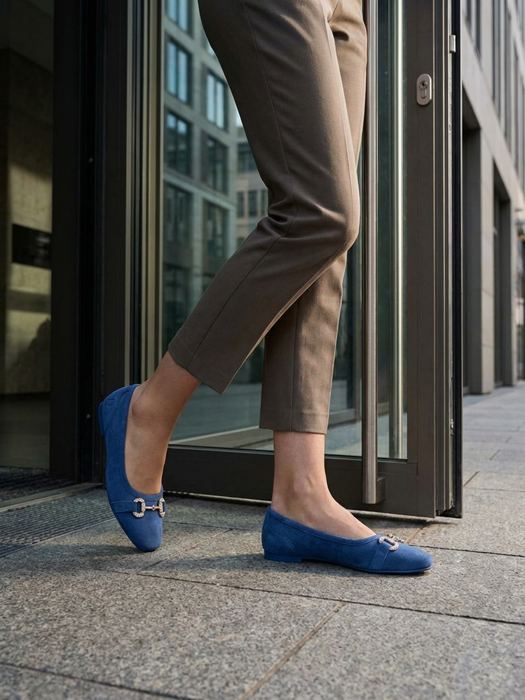 BAGATT Amalia Blue Slip-Ons