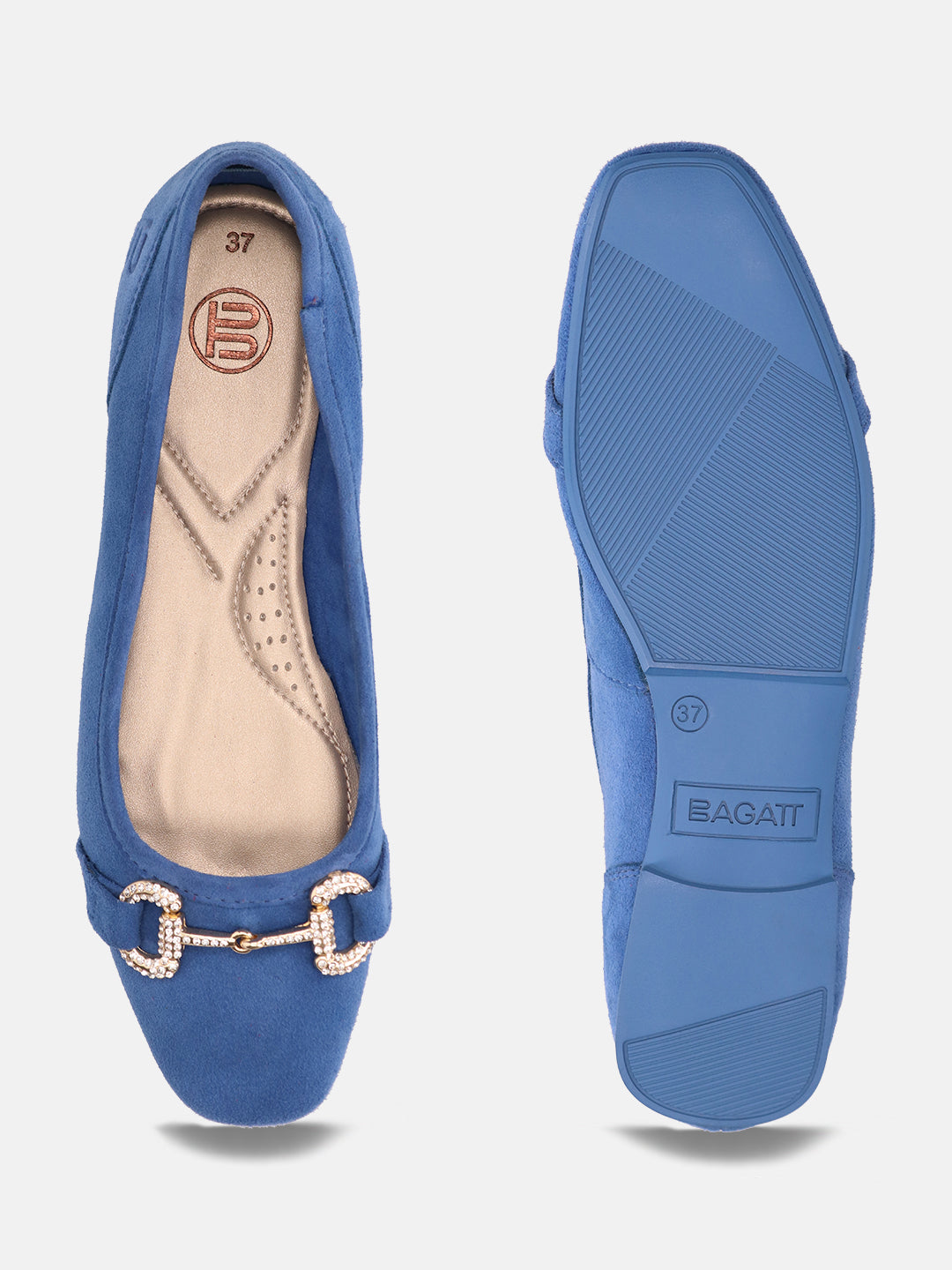 BAGATT Amalia Blue Slip-Ons