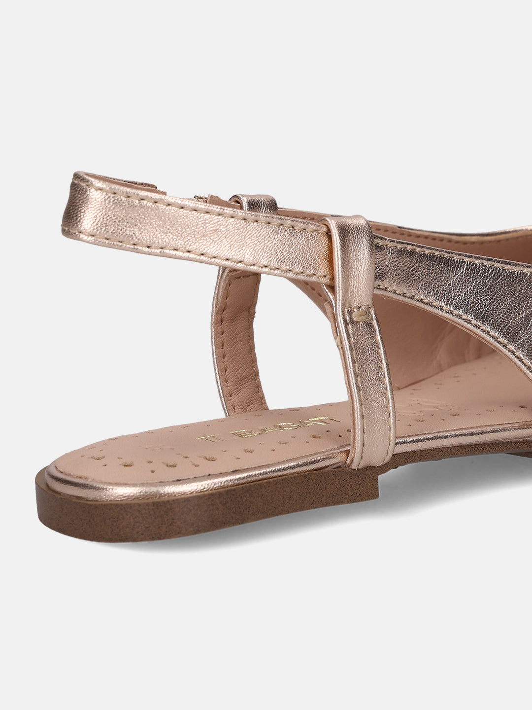 TT.BAGATT Amalia Metallics Premium Leather Slingback Slip-Ons