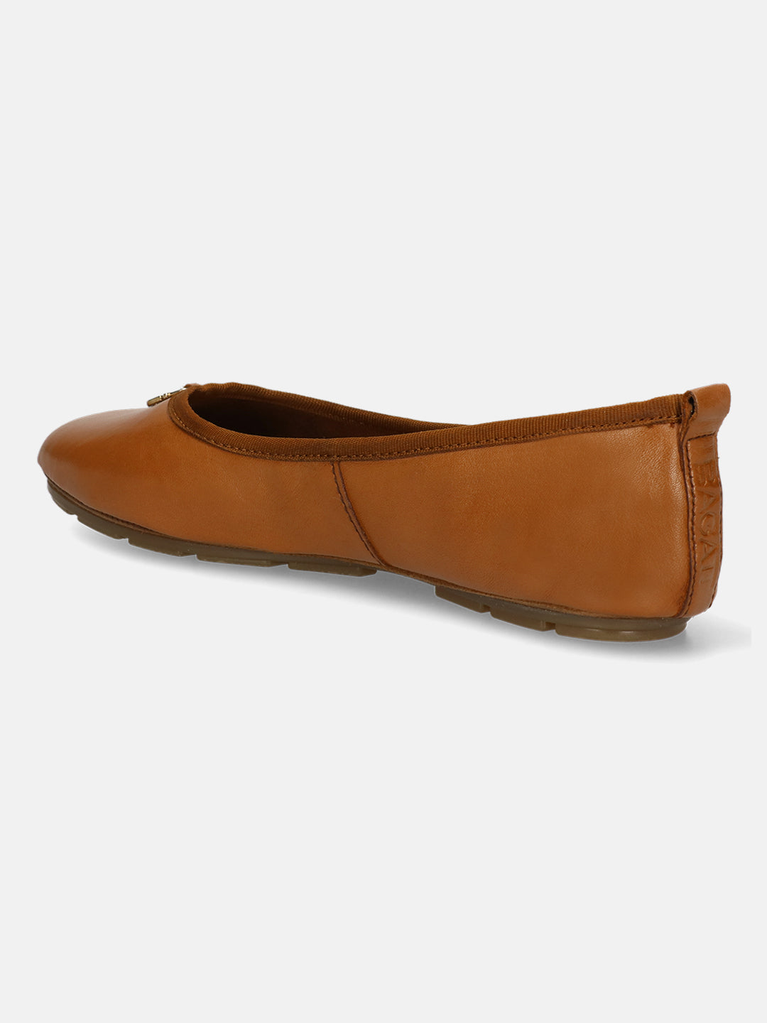 BAGATT Premium Leather Cognac Ballerina