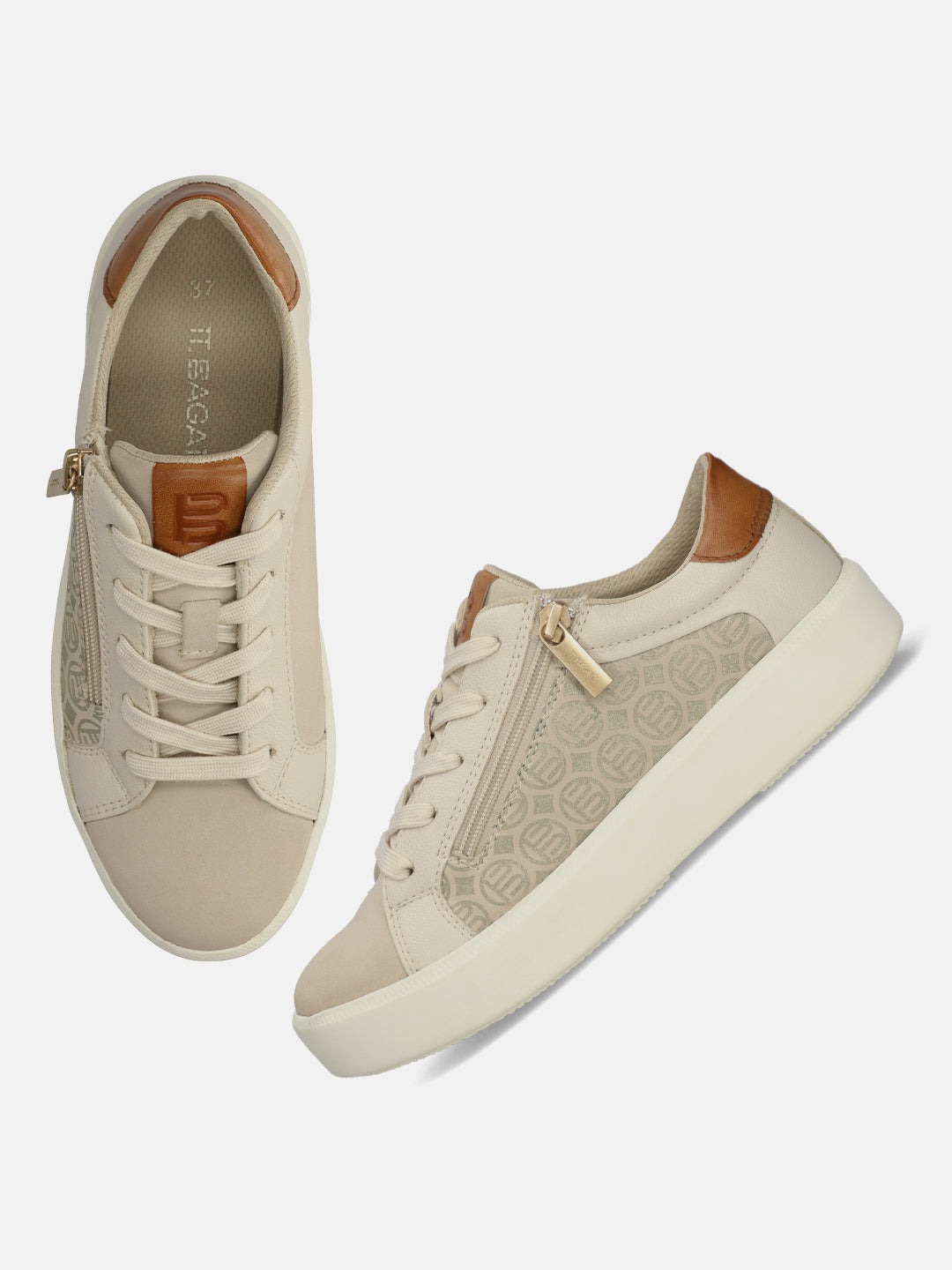 TT.BAGATT Killeen Beige Sneakers
