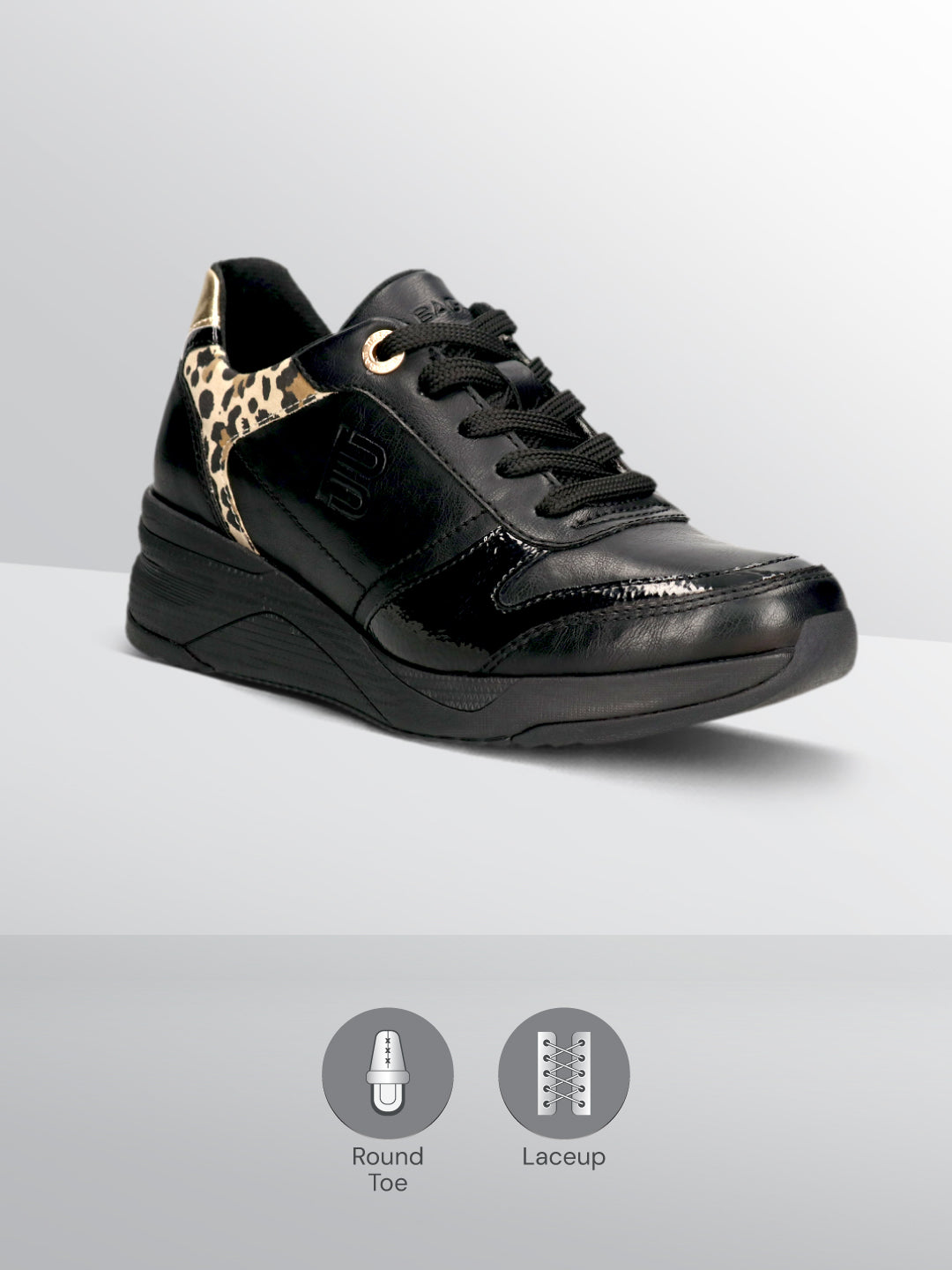 TT.BAGATT Rose Black Sneakers