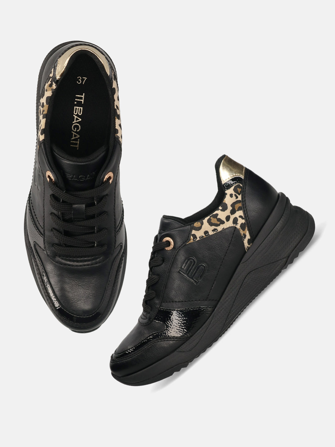 TT.BAGATT Rose Black Sneakers