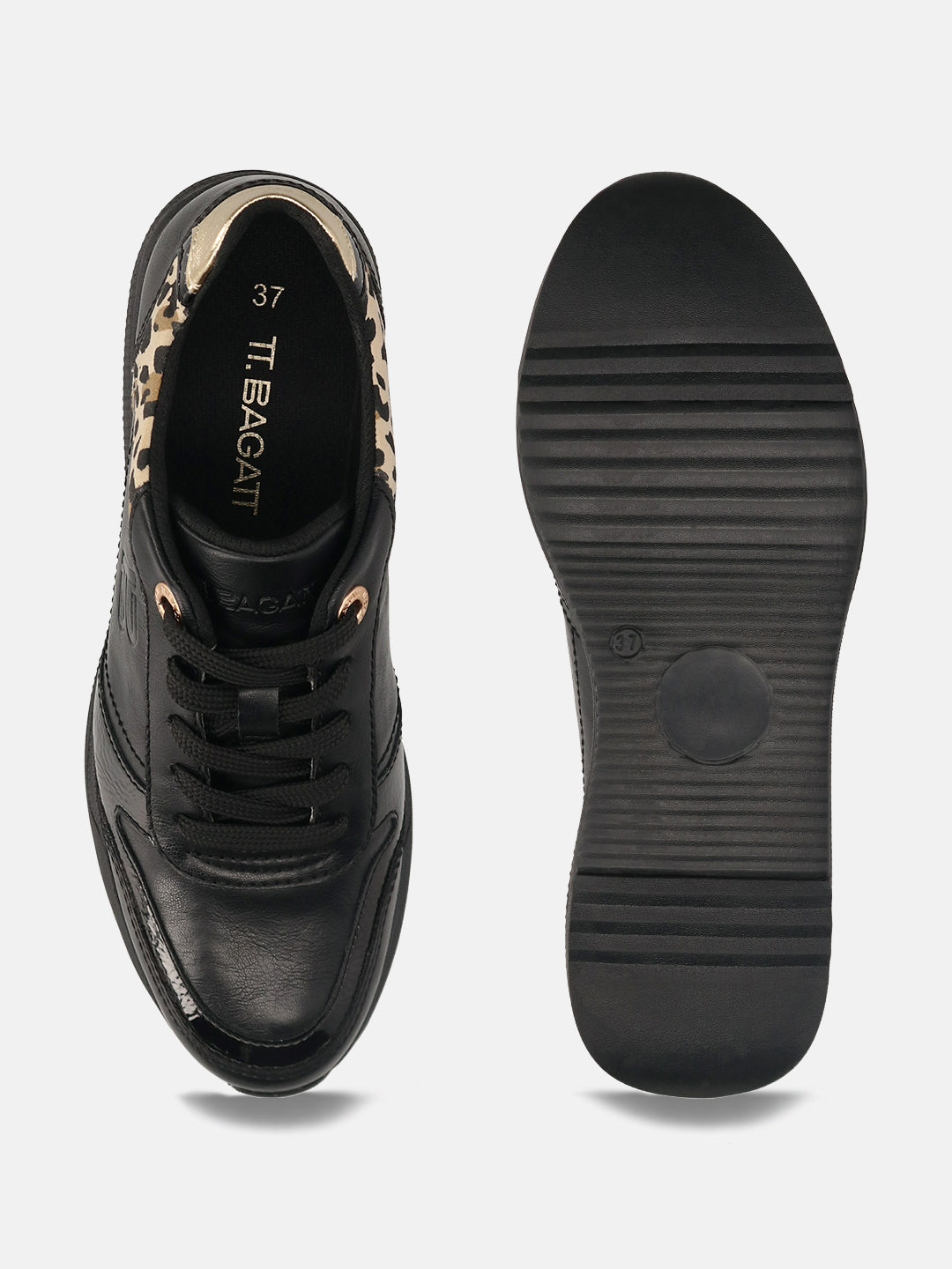 TT.BAGATT Rose Black Sneakers