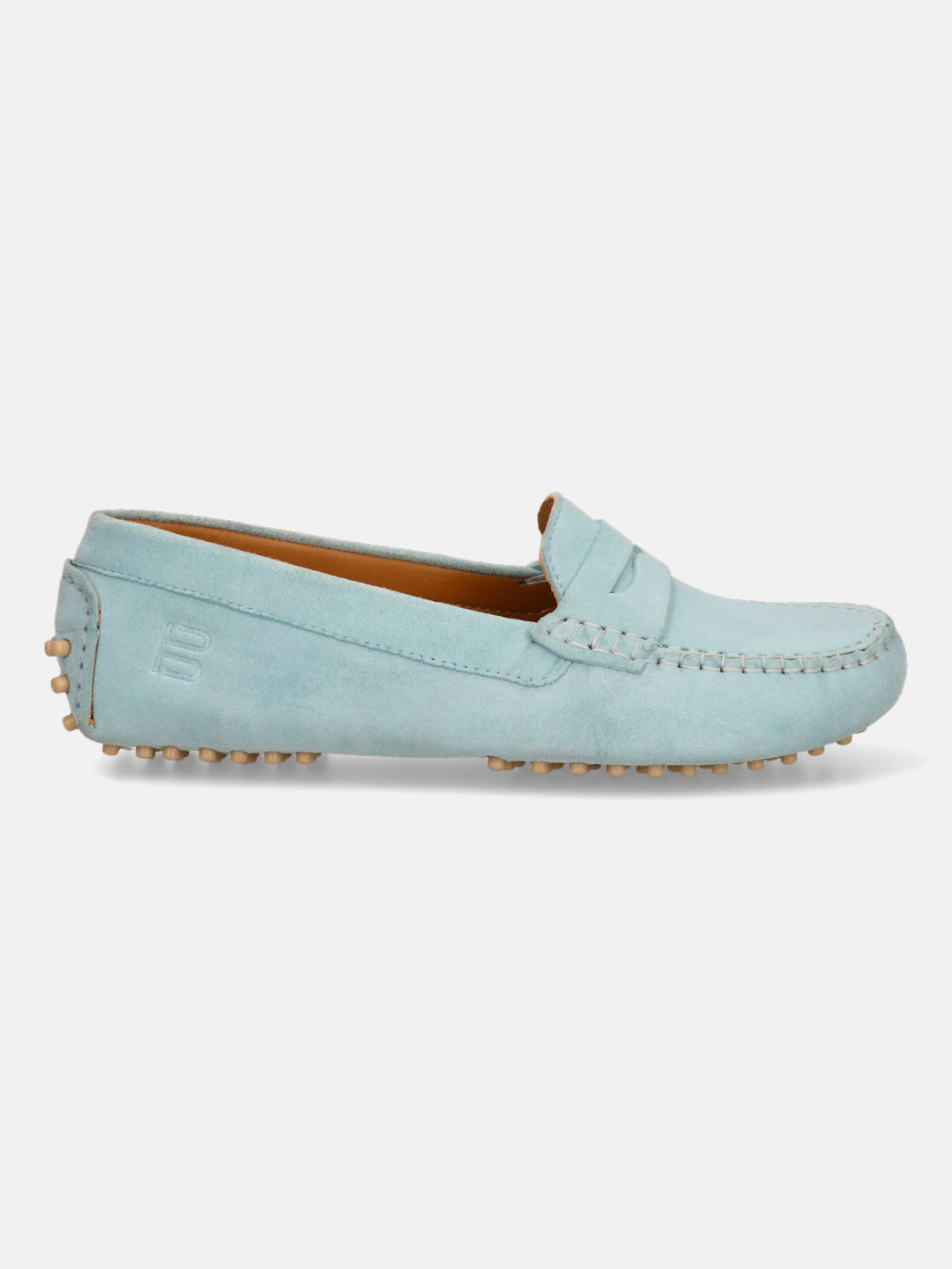 BAGATT Suede Leather Light Blue Drivers