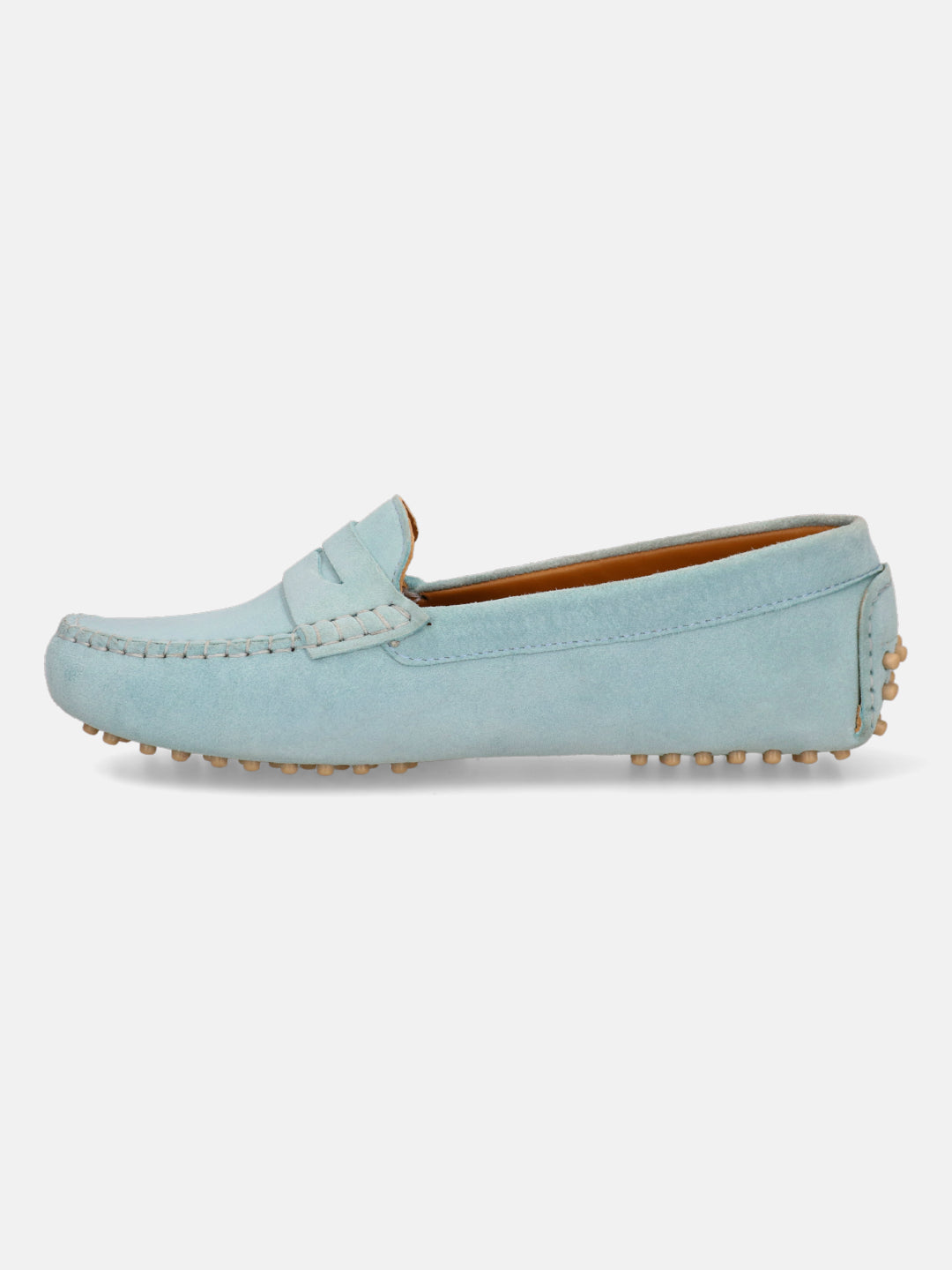 BAGATT Suede Leather Light Blue Drivers