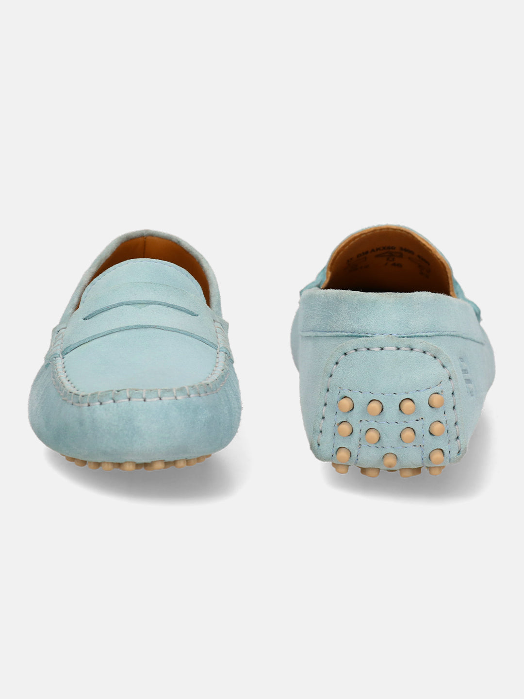 BAGATT Suede Leather Light Blue Drivers