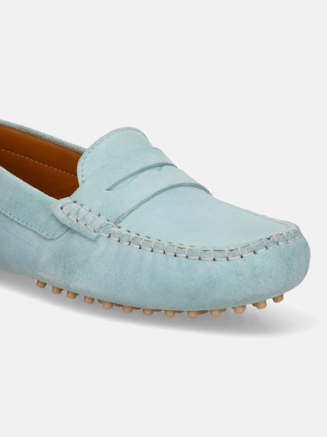 BAGATT Suede Leather Light Blue Drivers