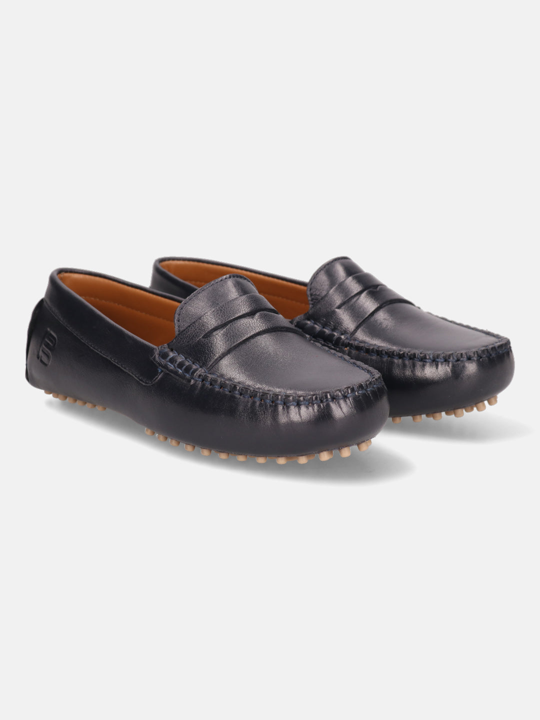 BAGATT Premium Leather Dark Blue Drivers