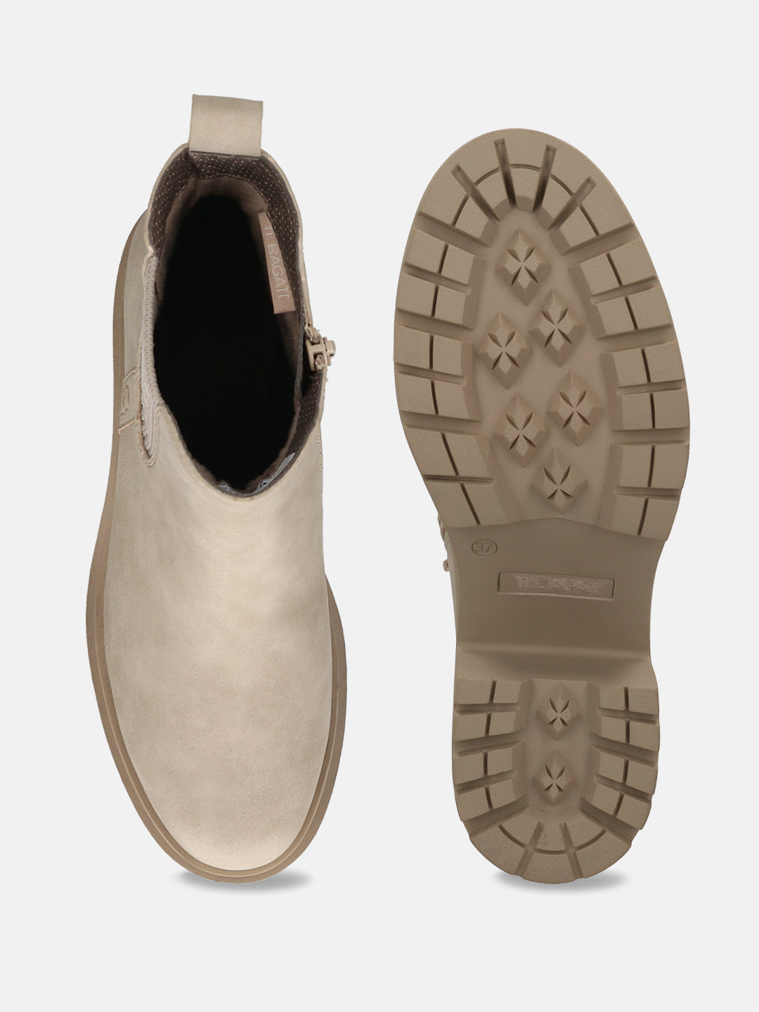 BAGATT Beige Chelsea Boots