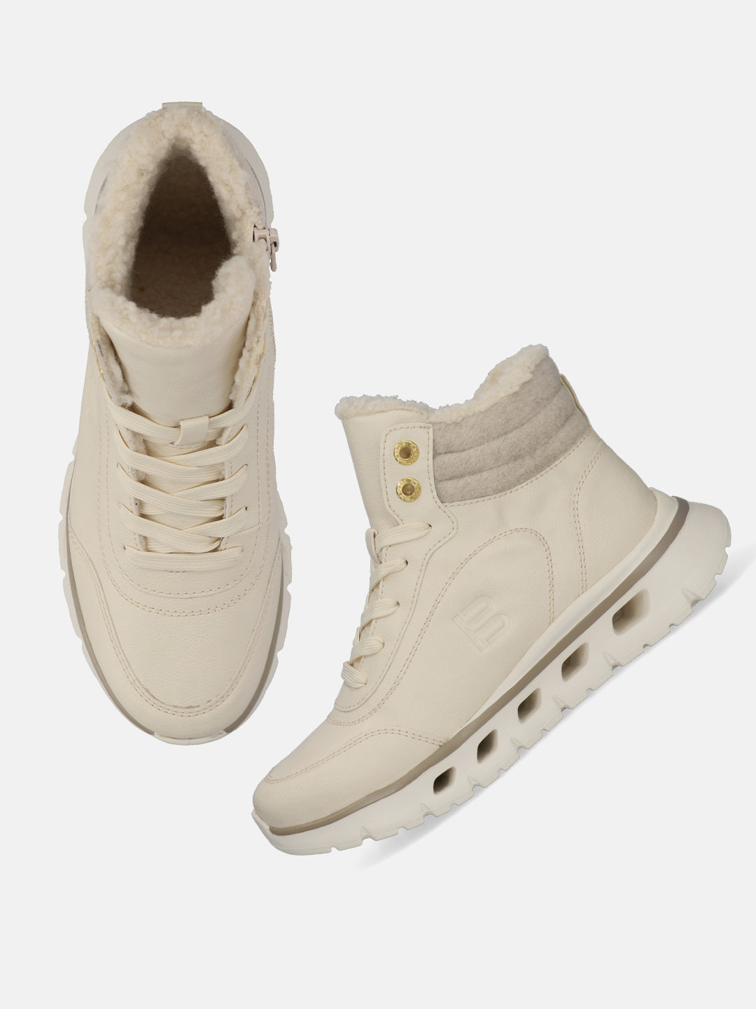 TT.BAGATT Nisa Offwhite High Top Sneakers