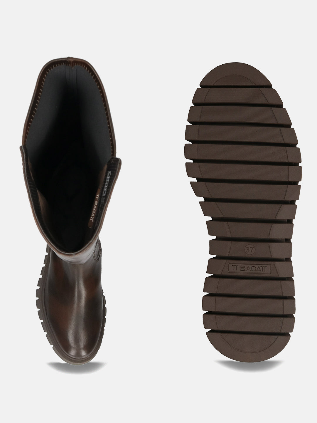 TT.BAGATT Benisha Brown Knee Boots