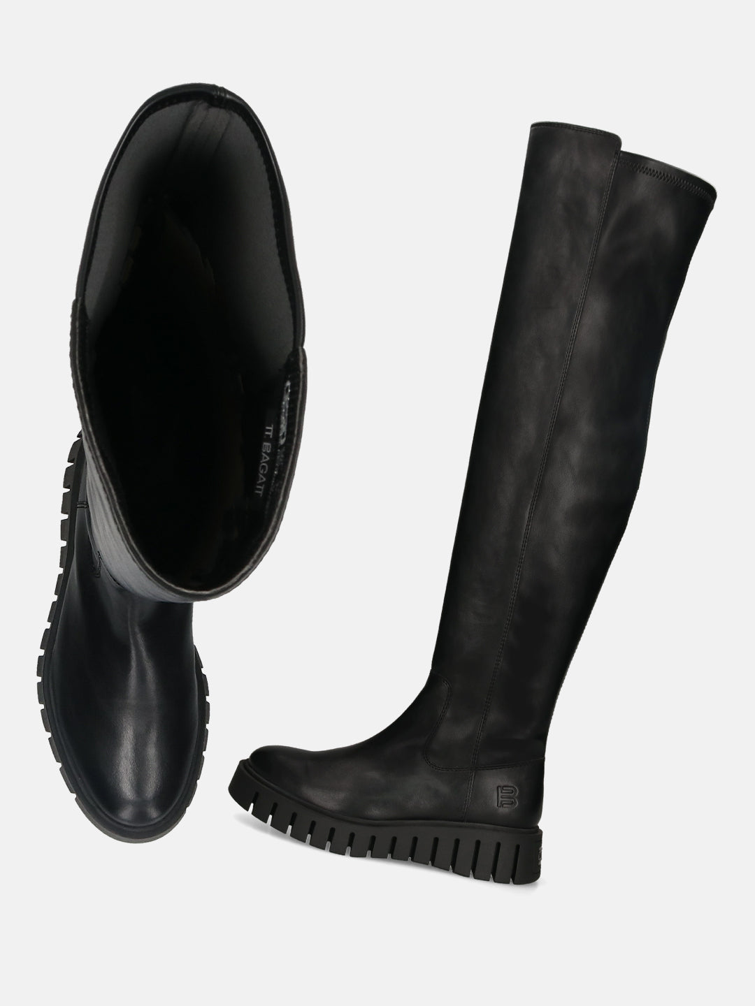 TT.BAGATT Benisha Black Knee Boots