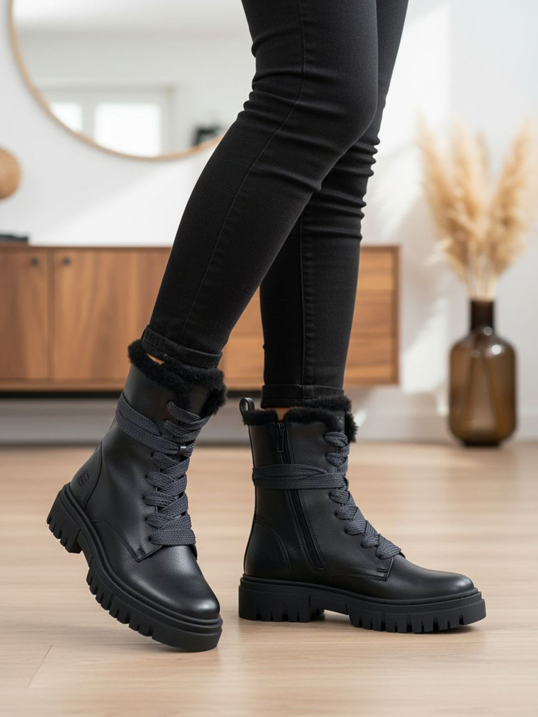 TT.BAGATT Liah Dark Blue Premium LeatherAnkle Boots