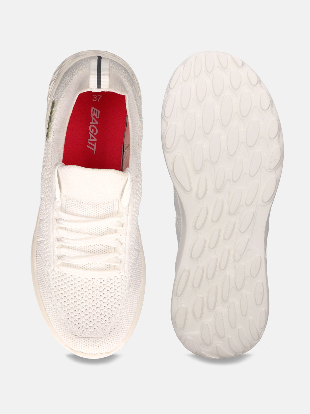 BAGATT Hero White Mid Top Sneakers