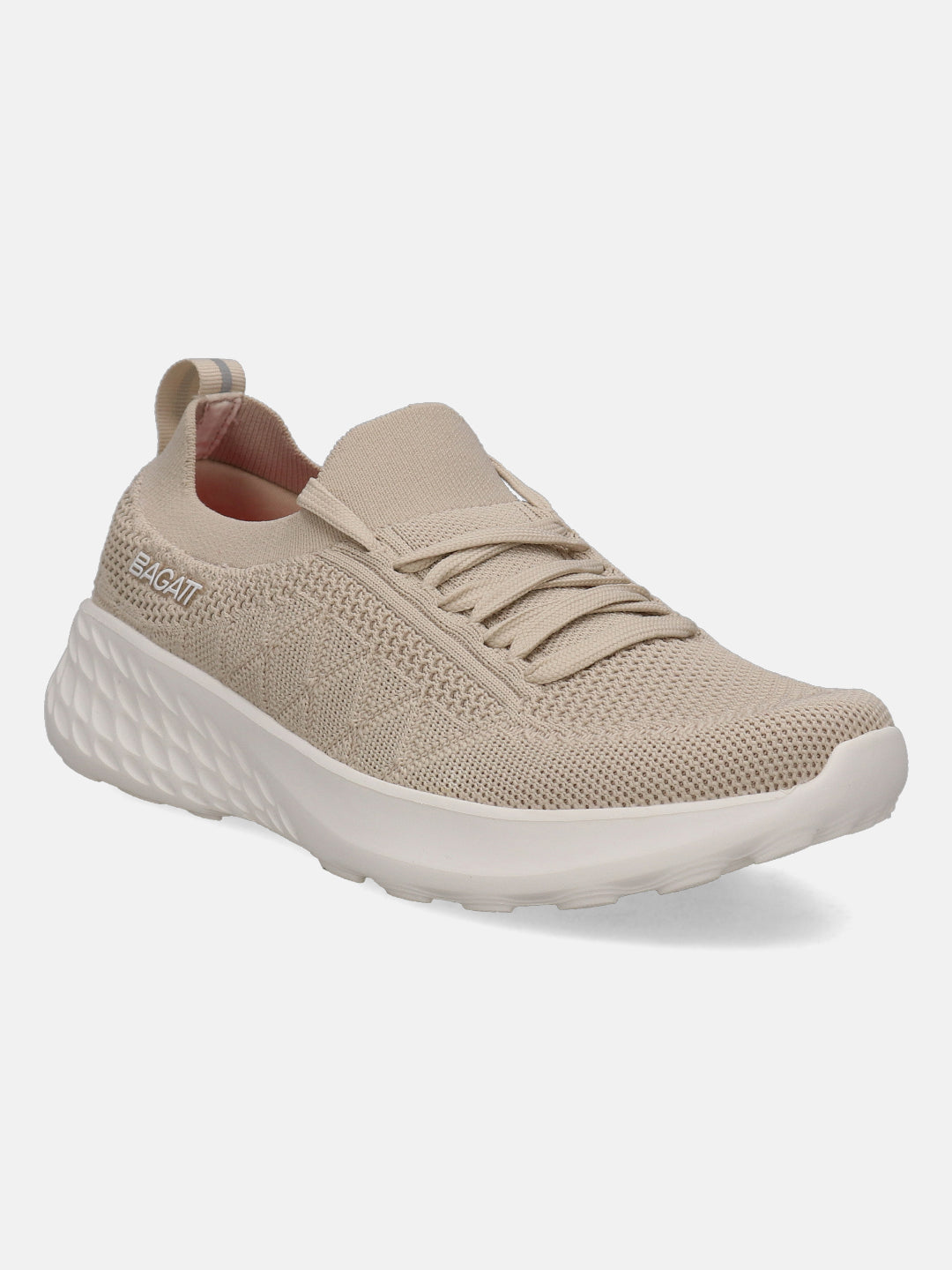 BAGATT Hero Beige Mid Top Sneakers