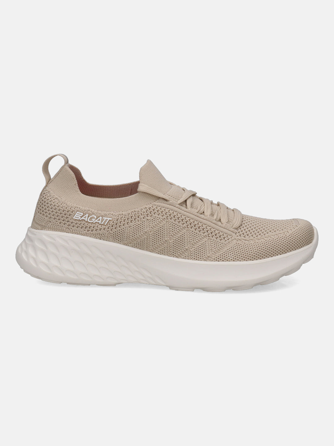 BAGATT Hero Beige Mid Top Sneakers