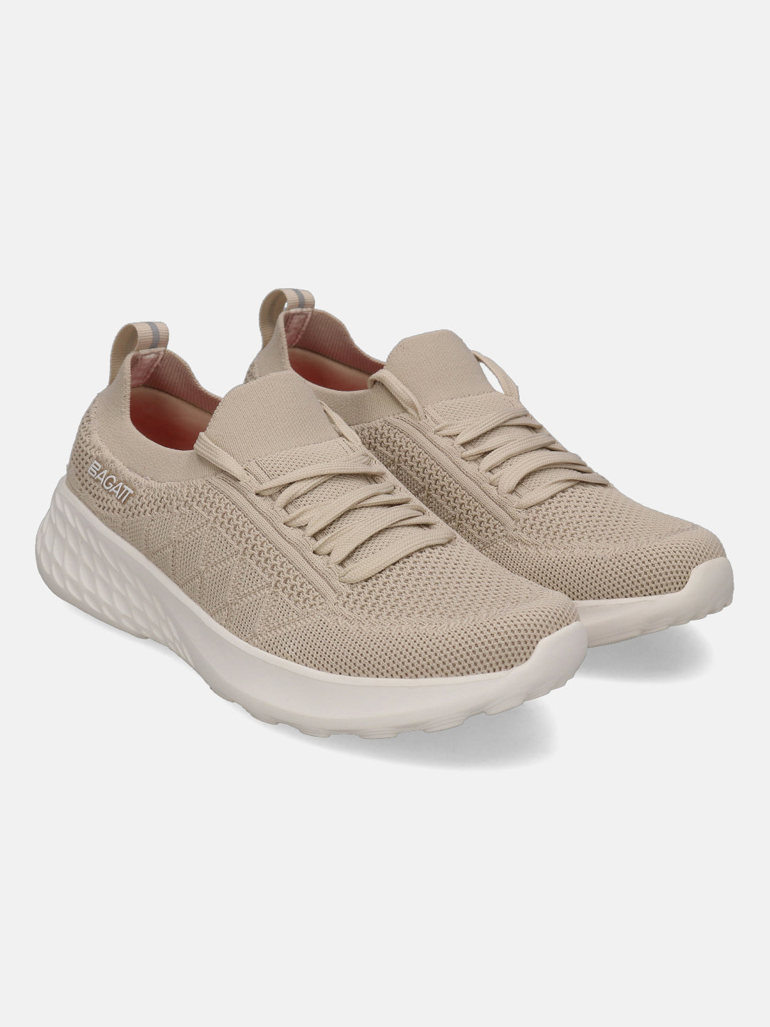 BAGATT Hero Beige Mid Top Sneakers