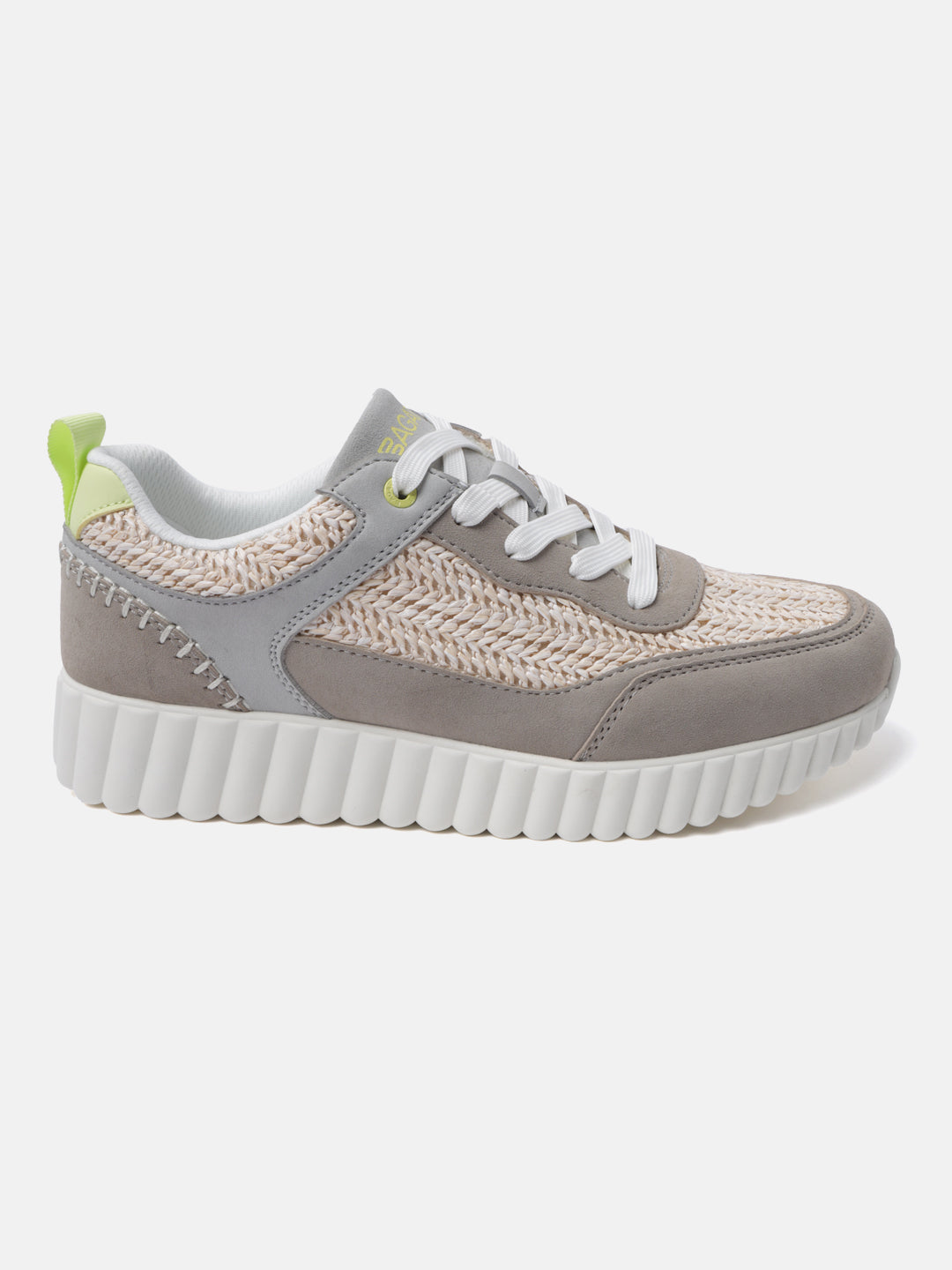 BAGATT Candice Sand Mid Top Sneakers
