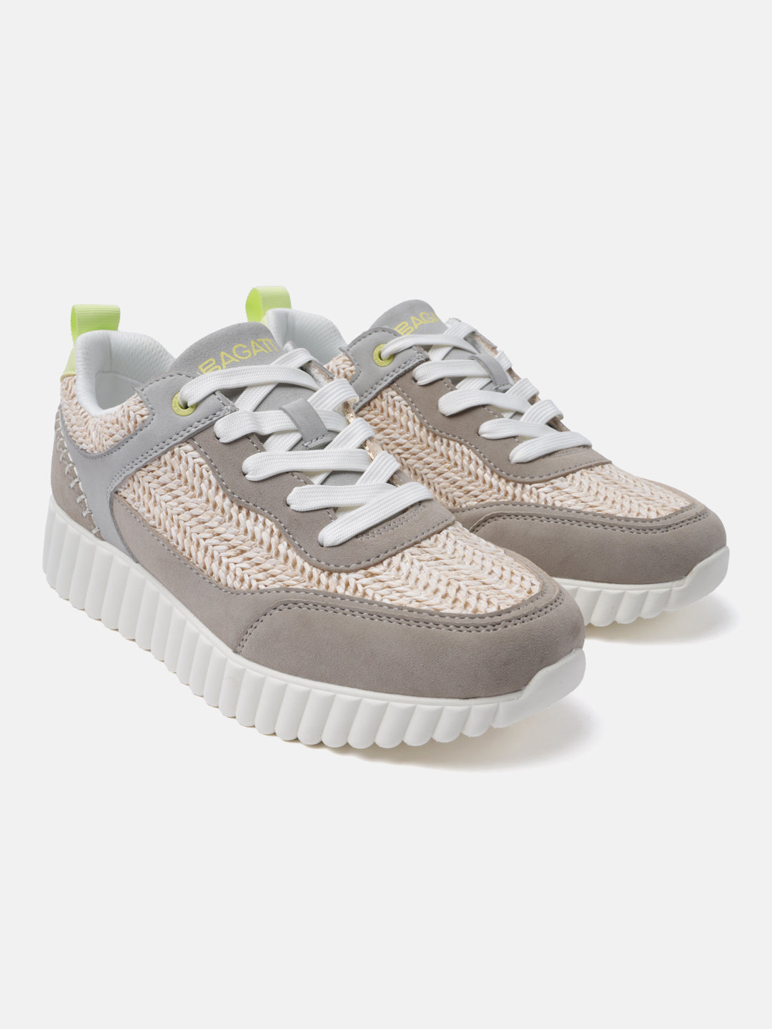 BAGATT Candice Sand Mid Top Sneakers