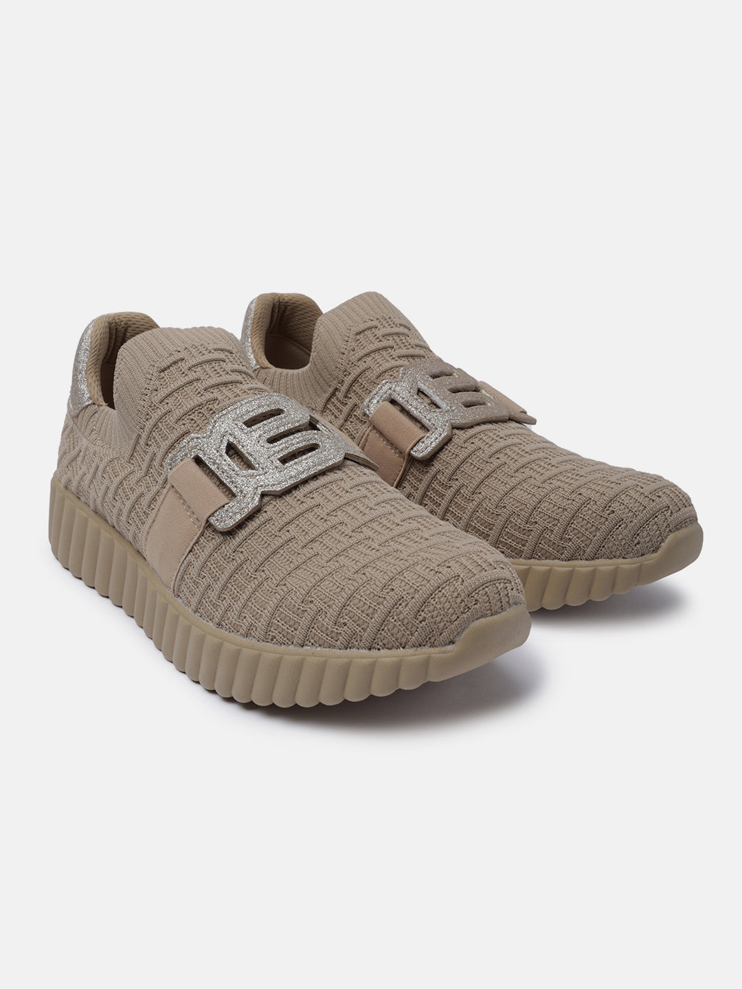 BAGATT Candice Beige Slip-On Sneakers