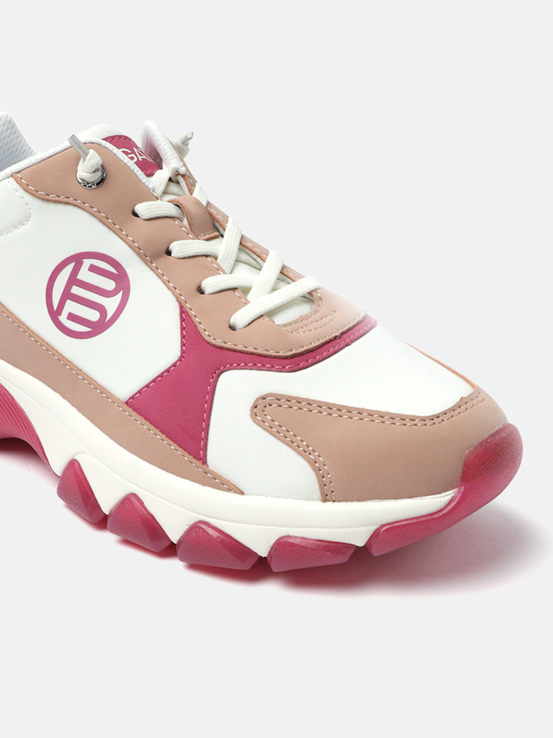 BAGATT Yoko Pink Mid Top Sneakers