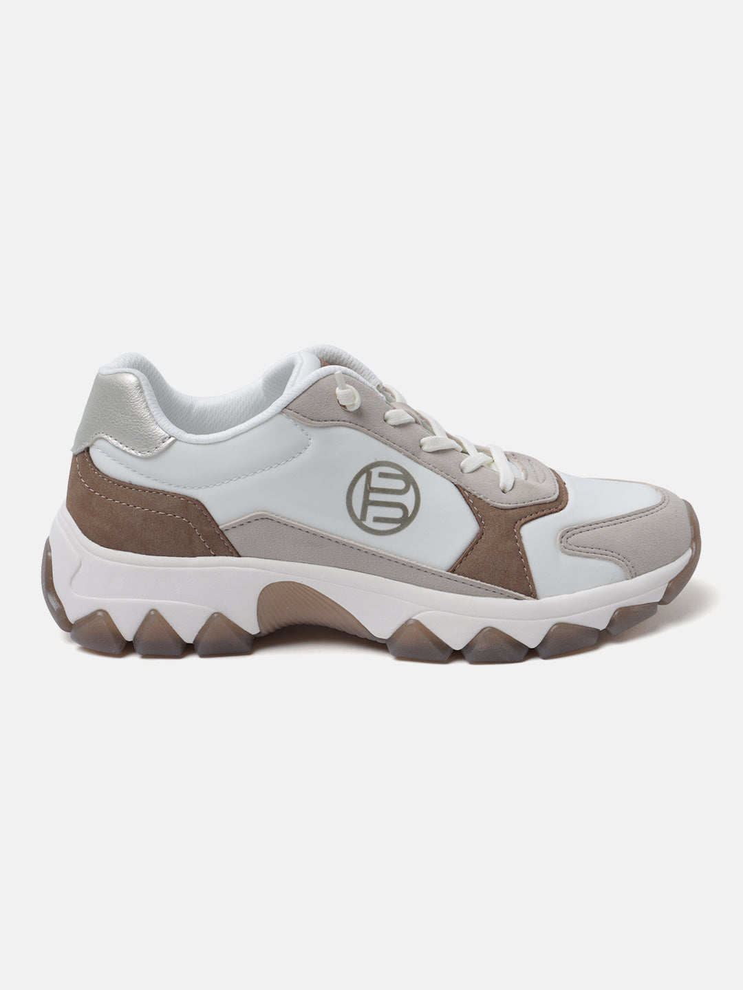 BAGATT Yoko Beige Mid Top Sneakers