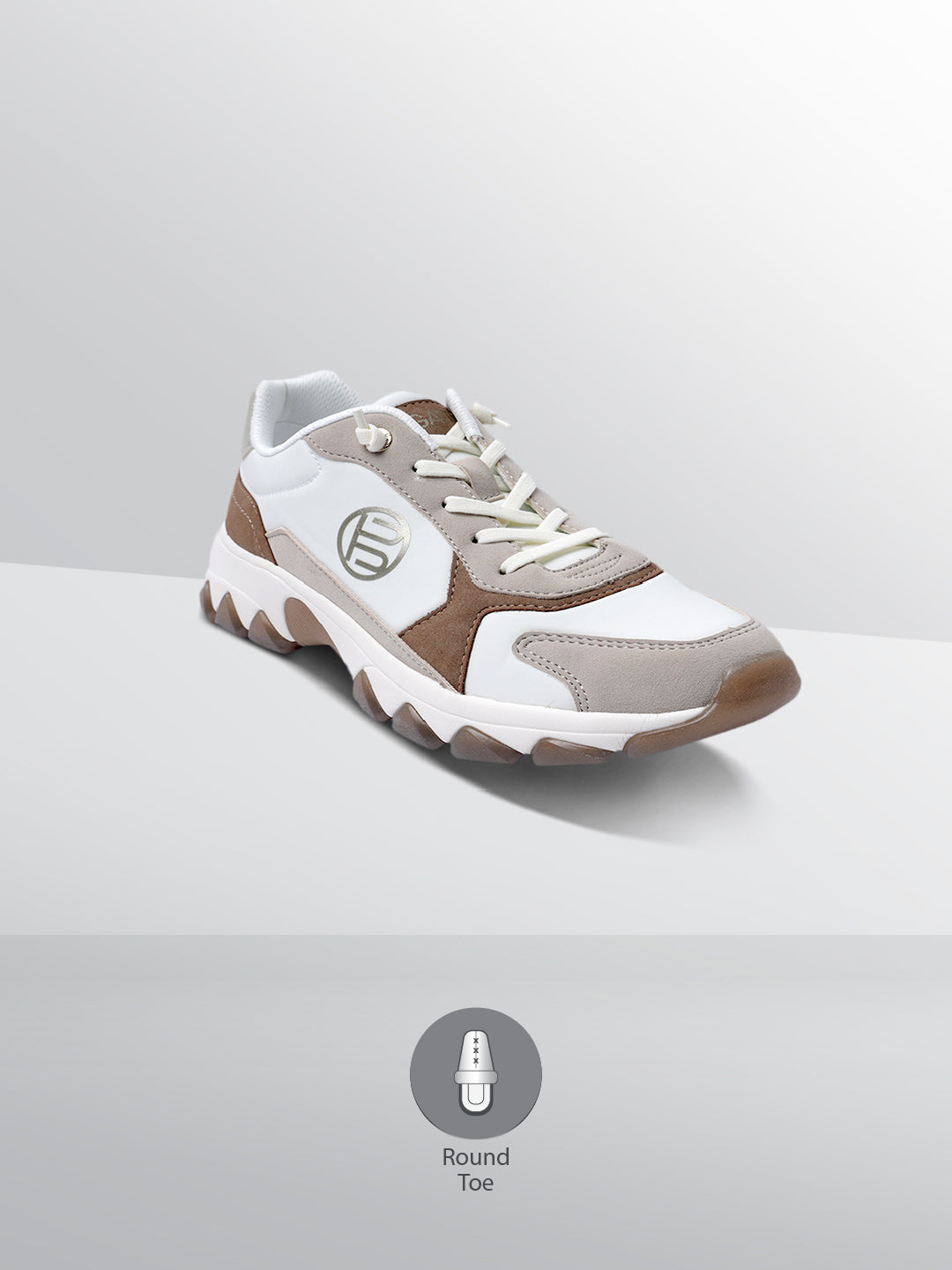 BAGATT Yoko Beige Mid Top Sneakers