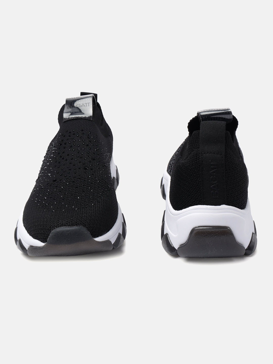 BAGATT Yoko Black Slip-On Sneakers