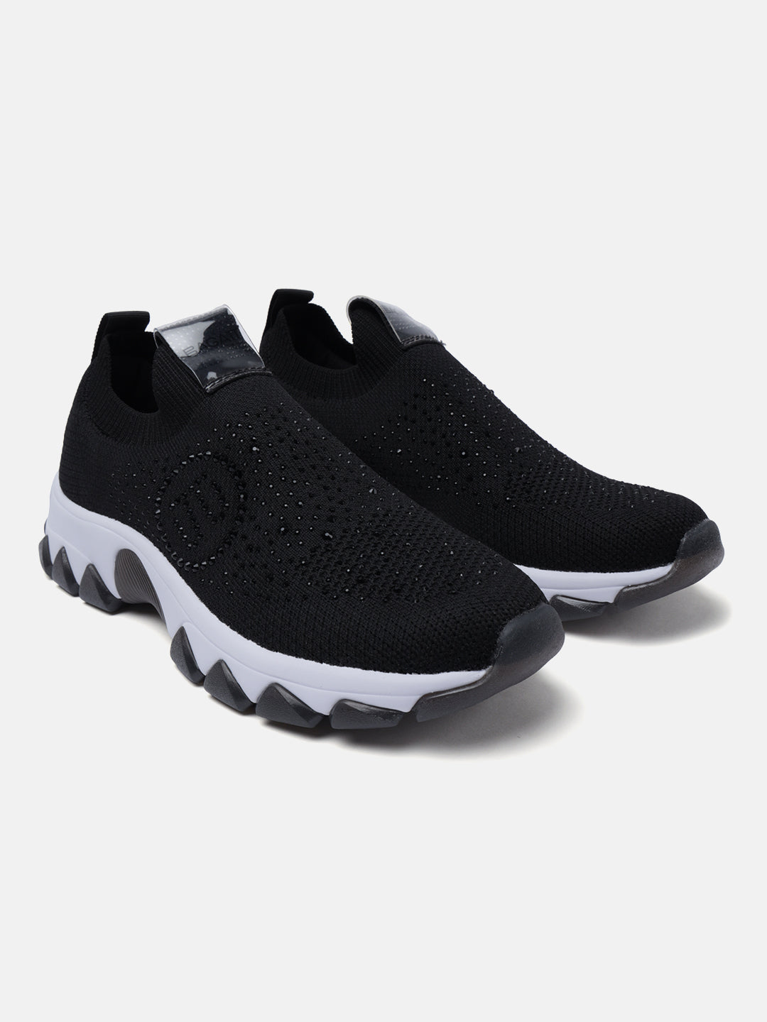 BAGATT Yoko Black Slip-On Sneakers