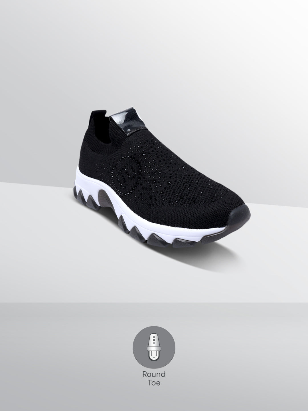 BAGATT Yoko Black Slip-On Sneakers