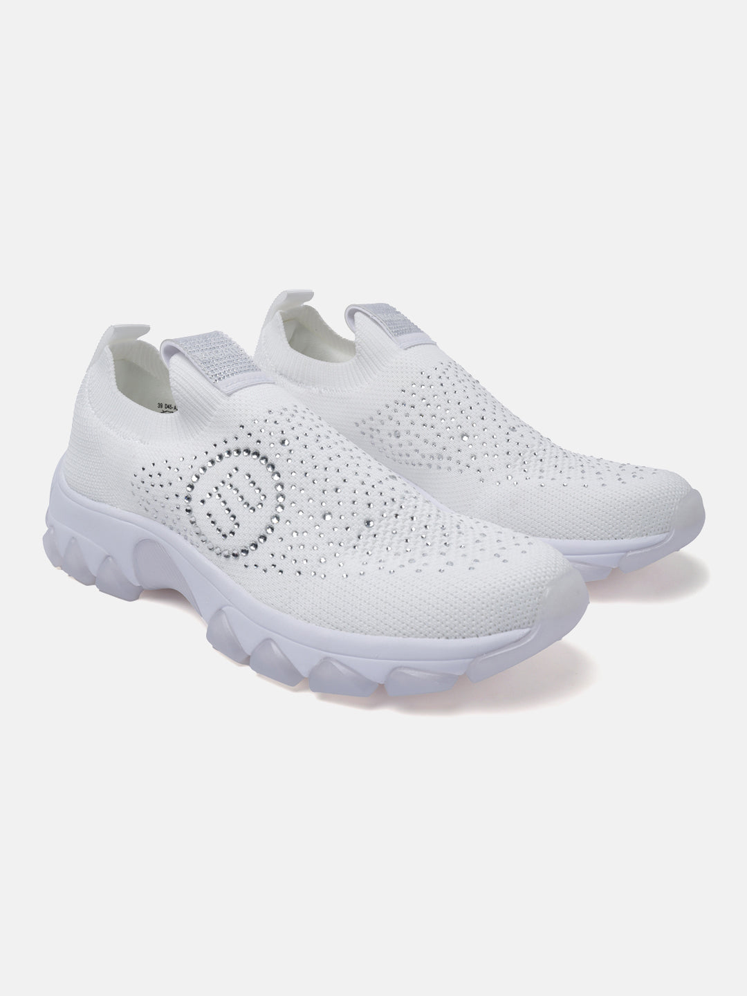 BAGATT Yoko White Slip-On Sneakers