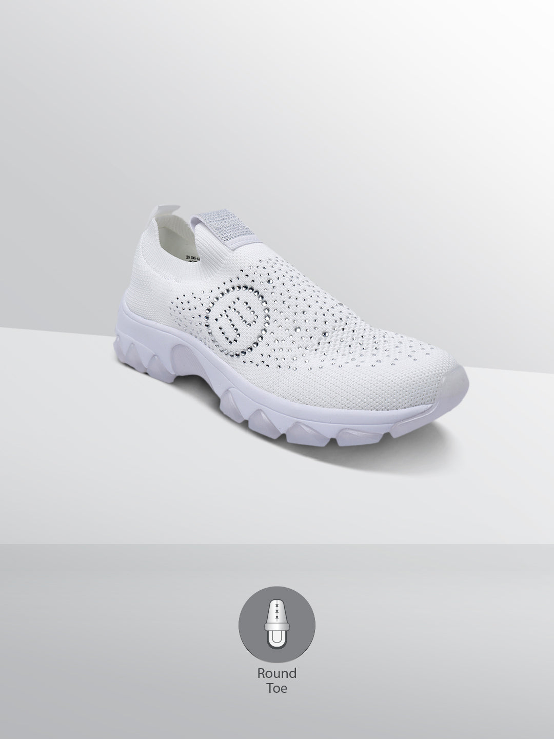 BAGATT Yoko White Slip-On Sneakers