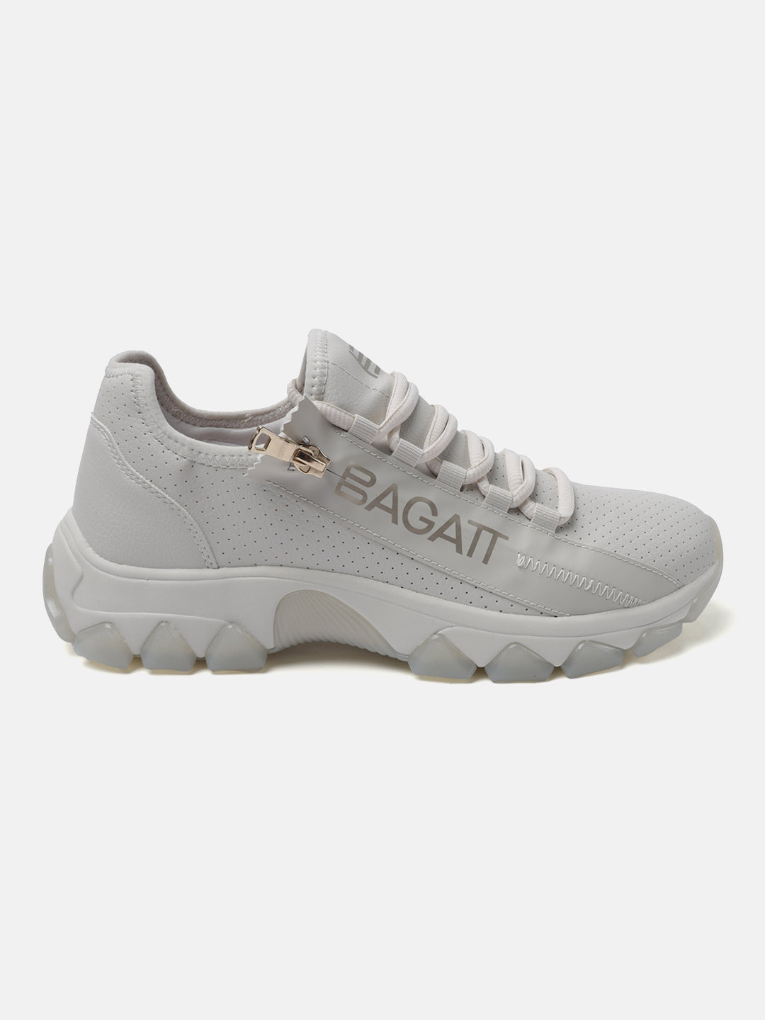 BAGATT Yoko Beige Mid Top Sneakers