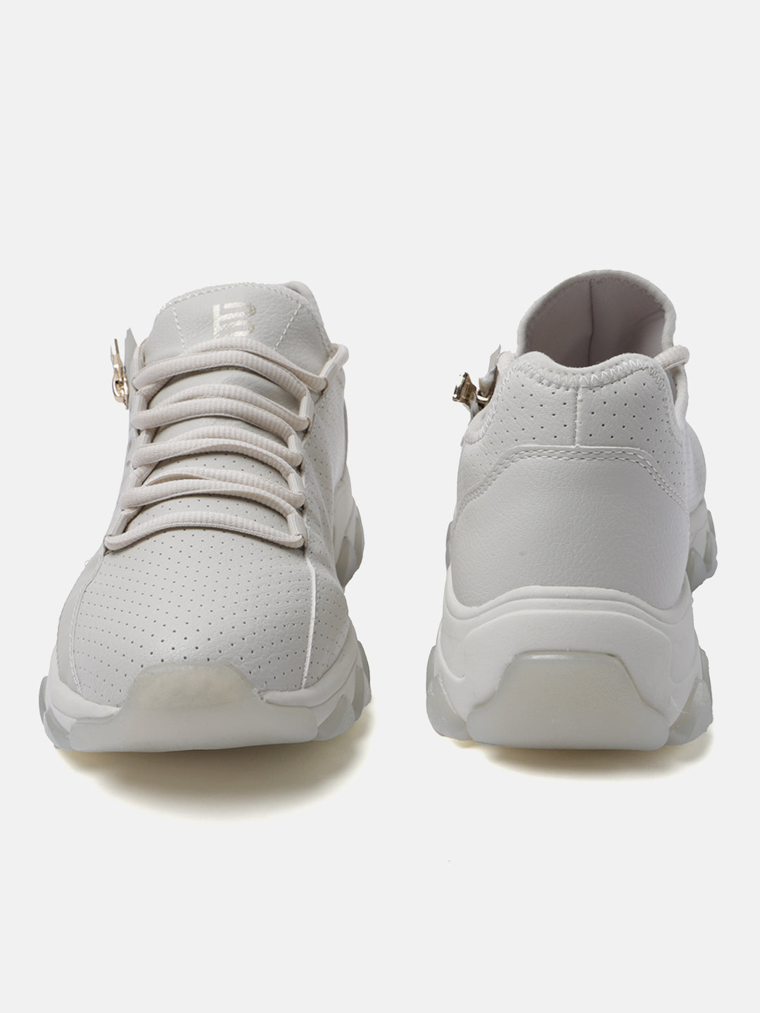 BAGATT Yoko Beige Mid Top Sneakers