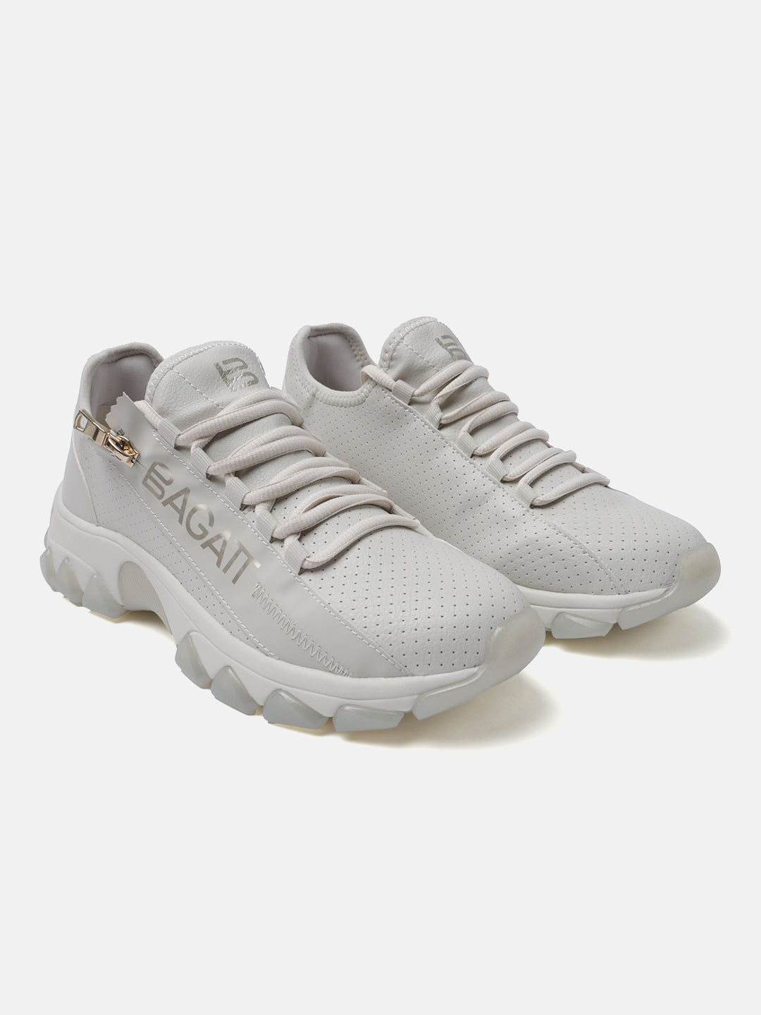 BAGATT Yoko Beige Mid Top Sneakers