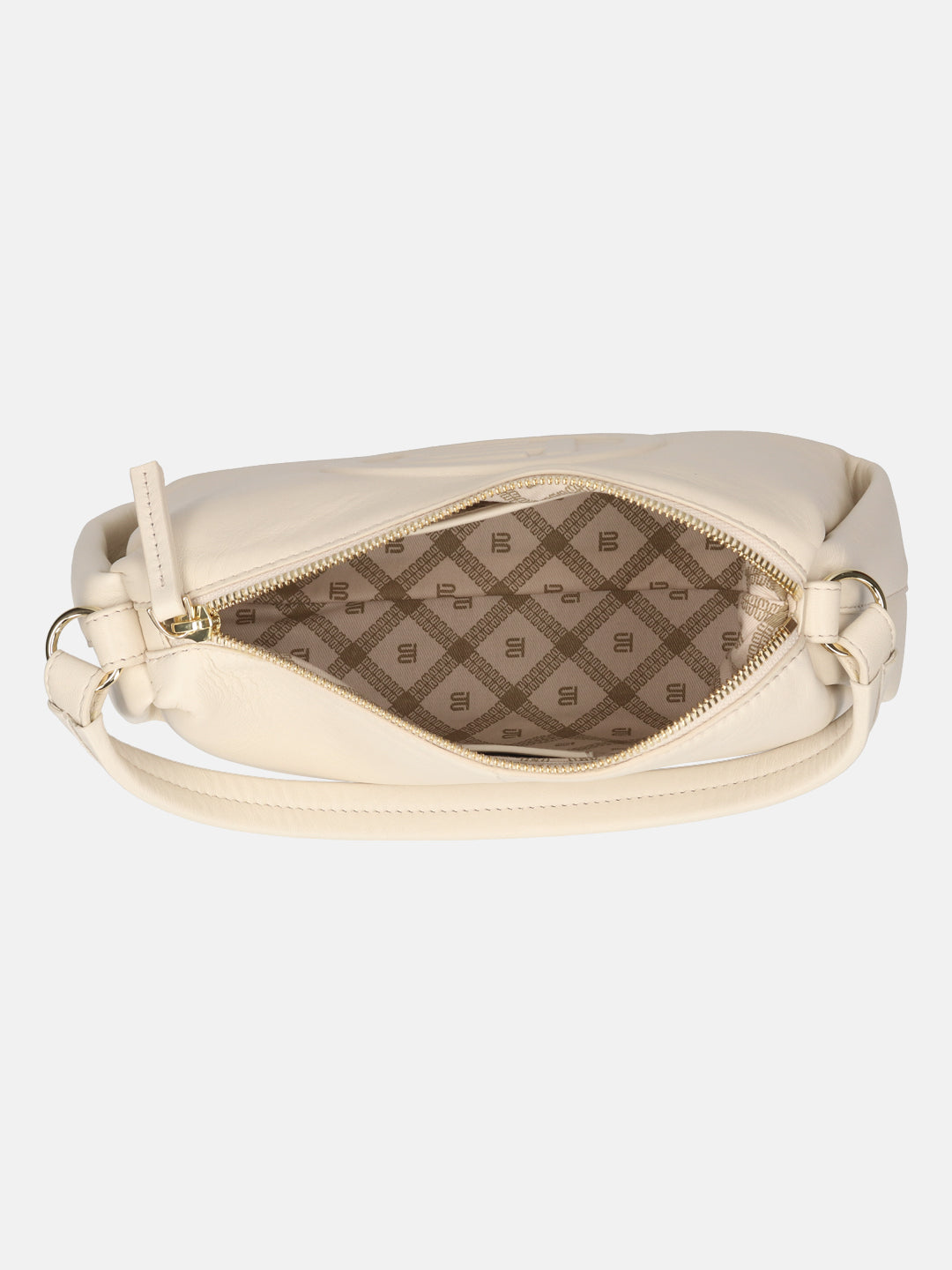 BAGATT Off White Soft Plain Leather Cross body bag