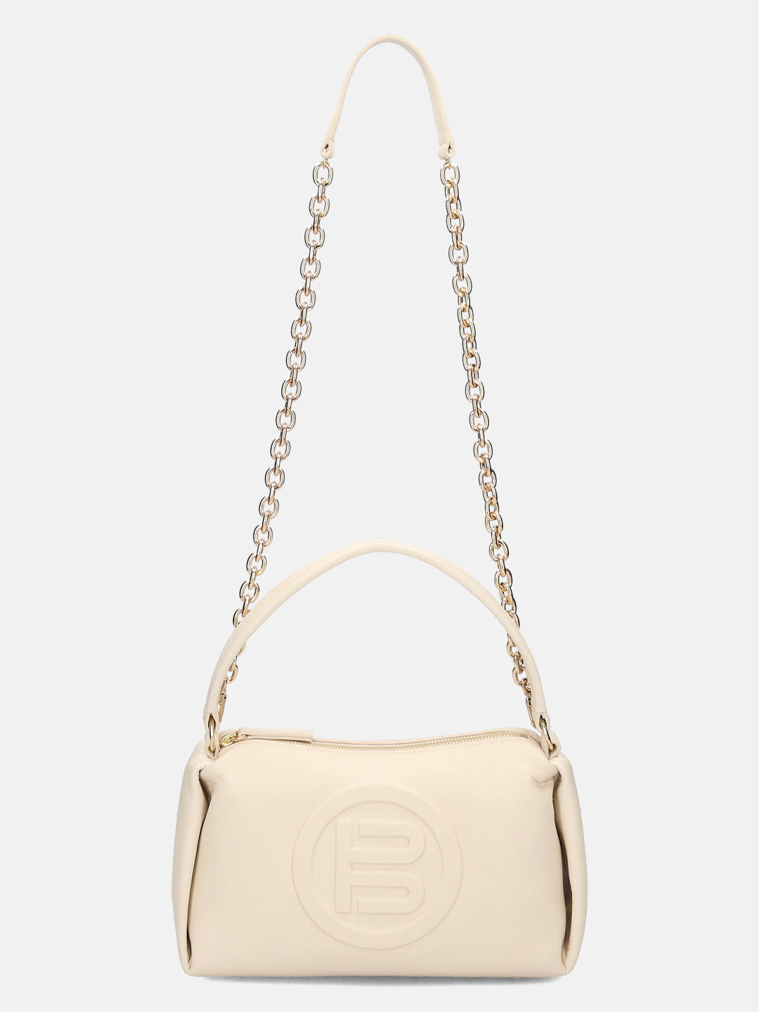 BAGATT Off White Soft Plain Leather Cross body bag