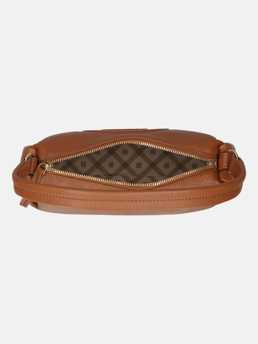 BAGATT Tan Soft Plain Leather Cross body bag