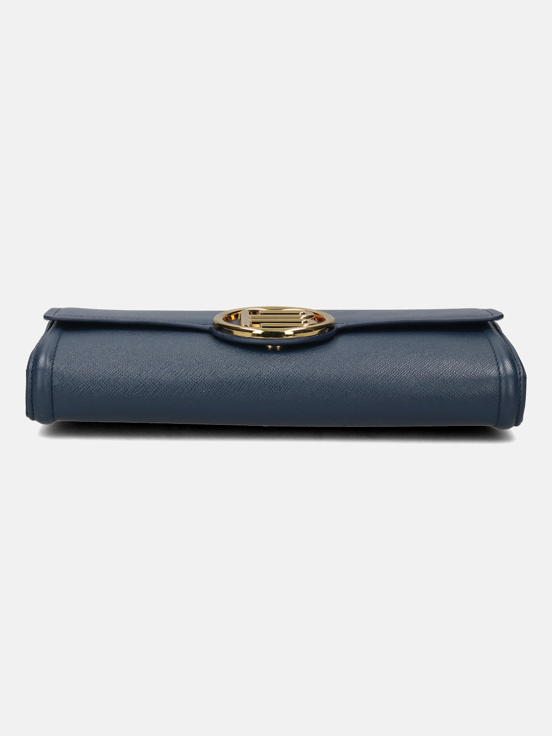 BAGATT Blue Saffiano Leather Clutch