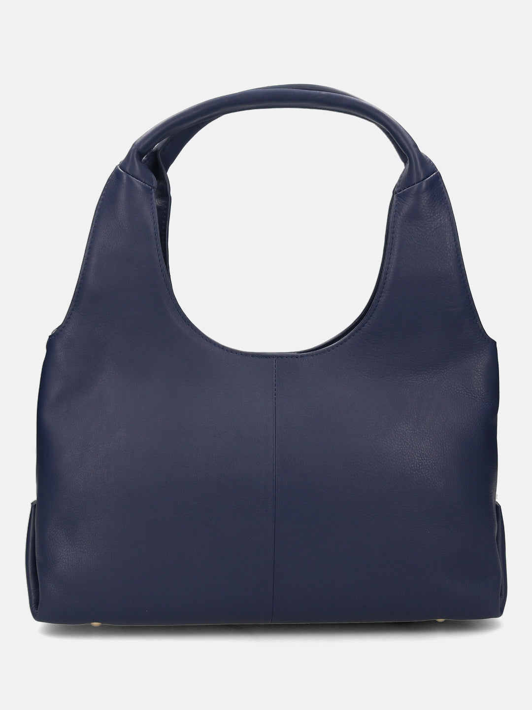 BAGATT Blue Plain Leather Hobo Bag