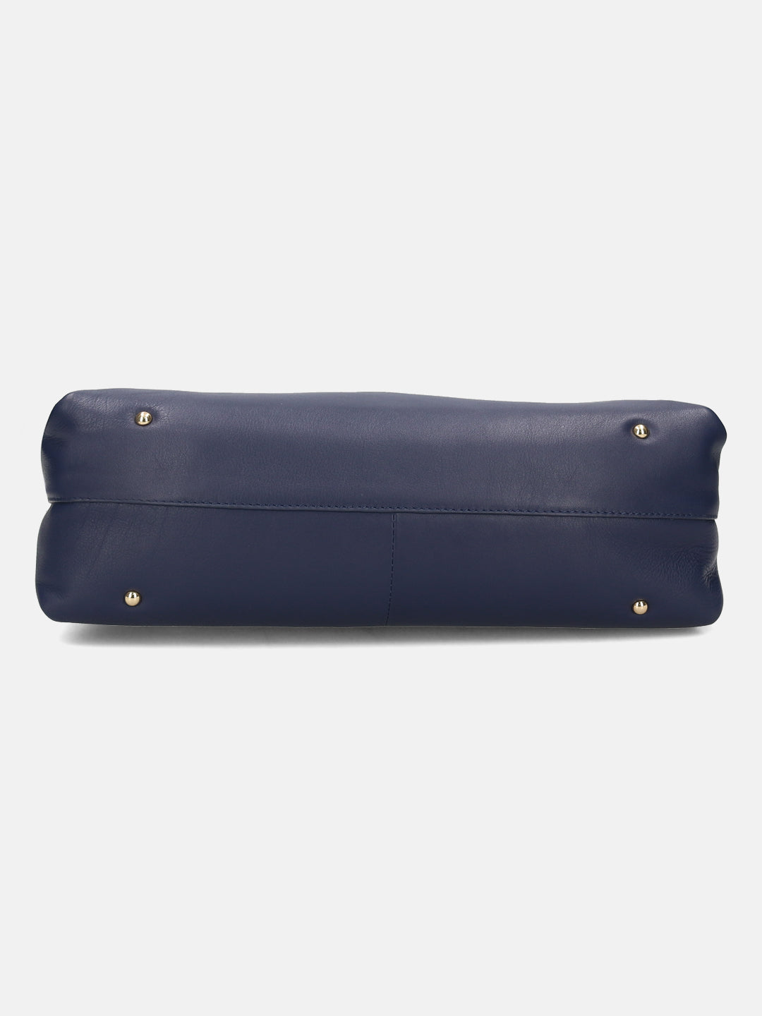 BAGATT Blue Plain Leather Hobo Bag