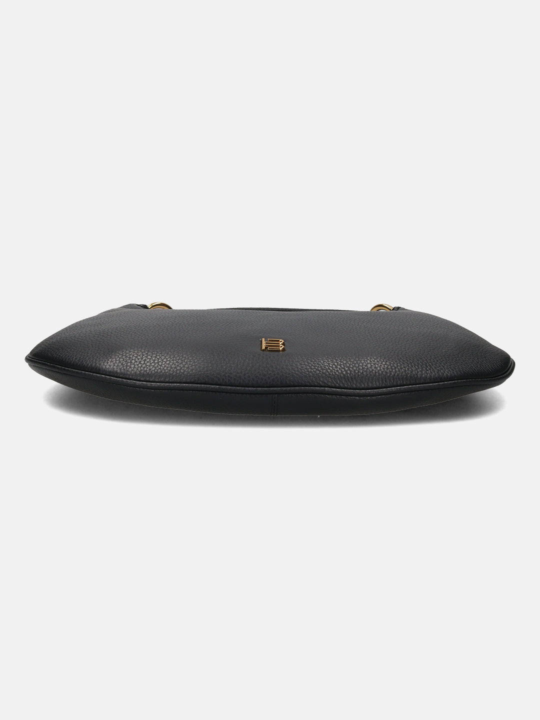 BAGATT Black Wax Leather Small Hobo bag