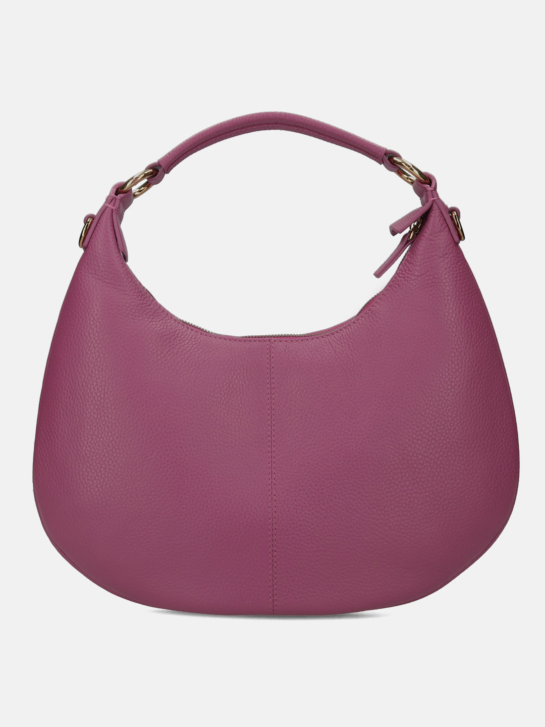 BAGATT Fuschia Wax Leather Small Hobo bag