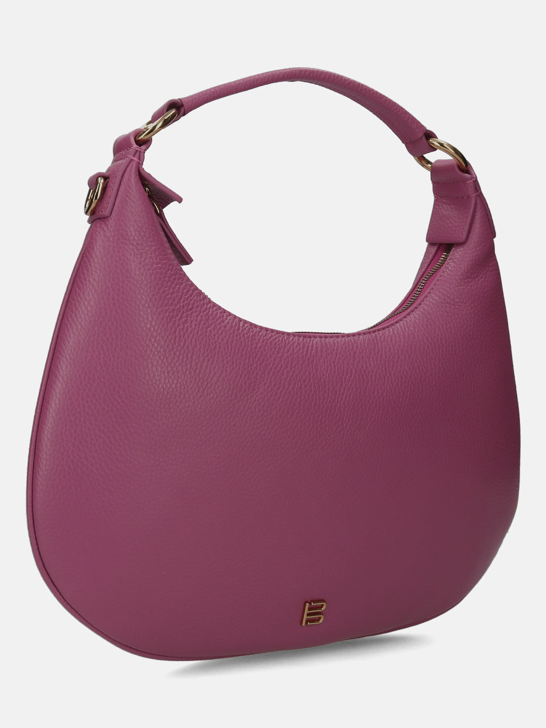 BAGATT Fuschia Wax Leather Small Hobo bag