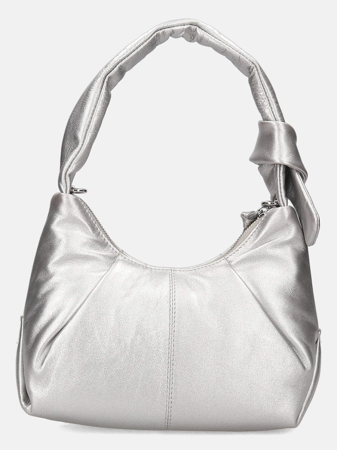 BAGATT Silver   Soft Metallic  Leather Mini Bag