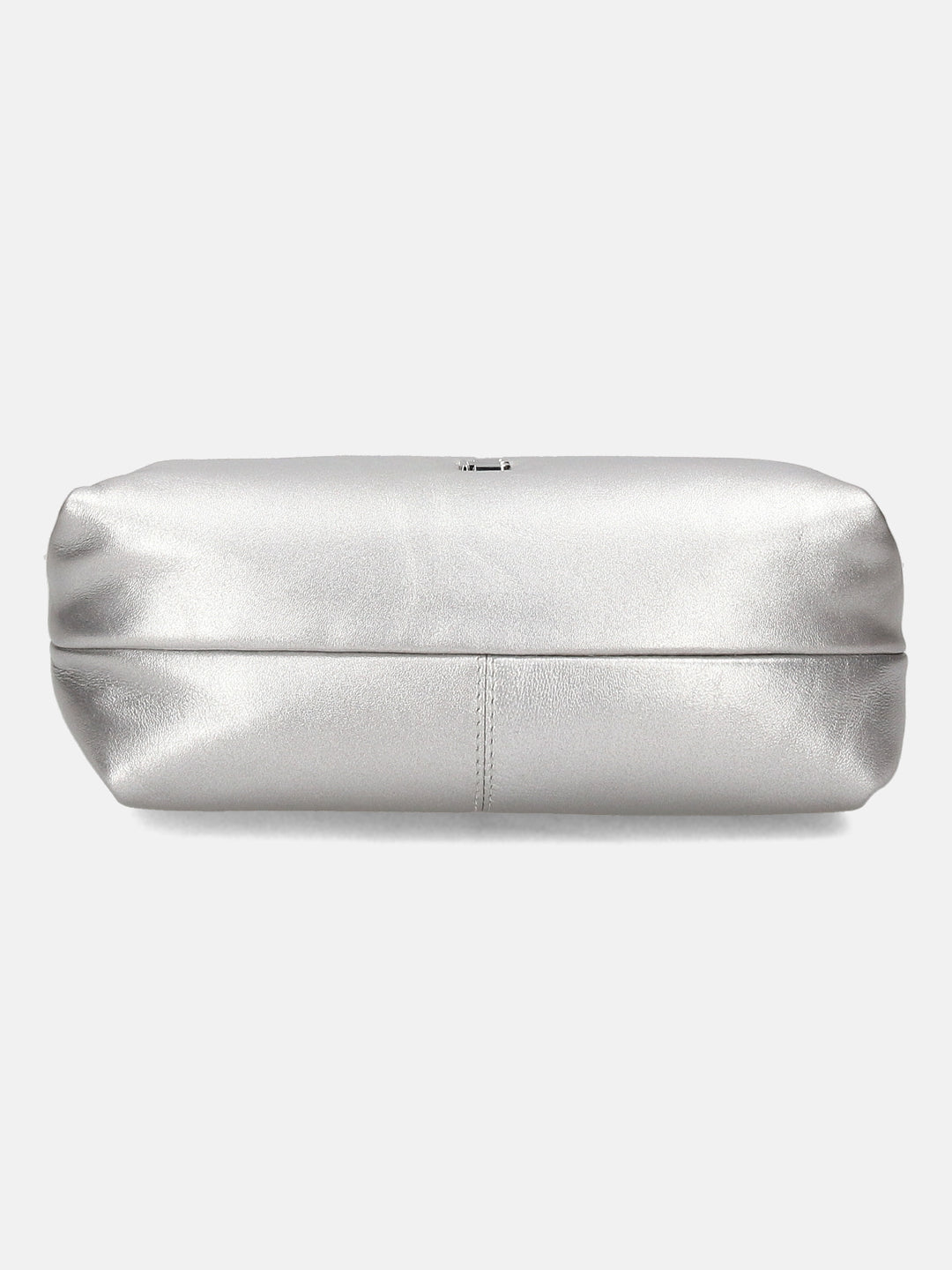 BAGATT Silver   Soft Metallic  Leather Mini Bag