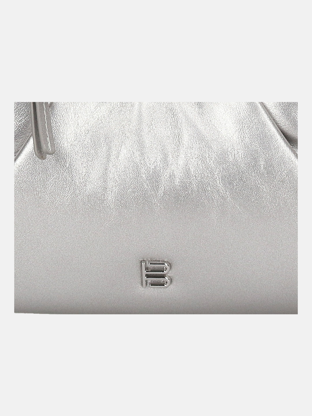 BAGATT Silver Soft Metallic Leather Mini Bag