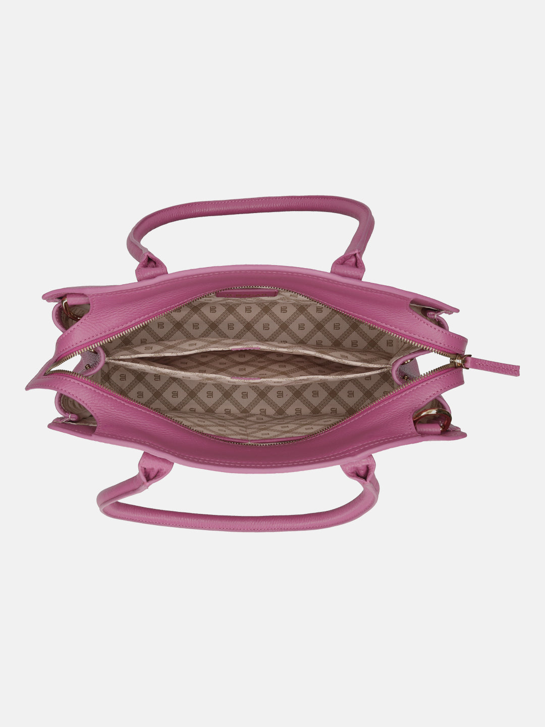 BAGATT Fuschia Wax Leather Tote bag