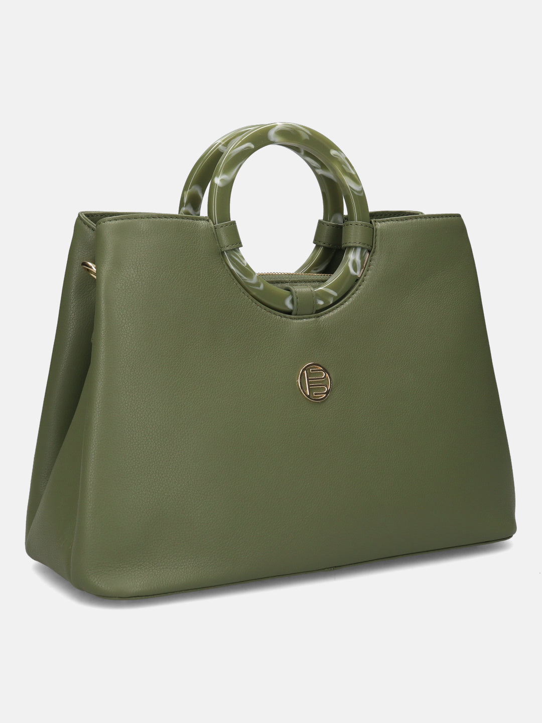 BAGATT Campania Dark Green Satchel